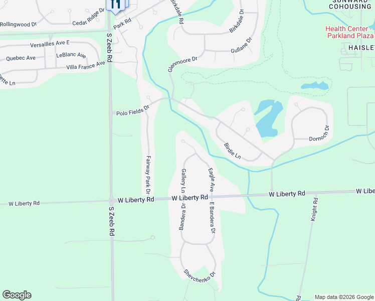 map of restaurants, bars, coffee shops, grocery stores, and more near 759 Eagle Avenue in Ann Arbor