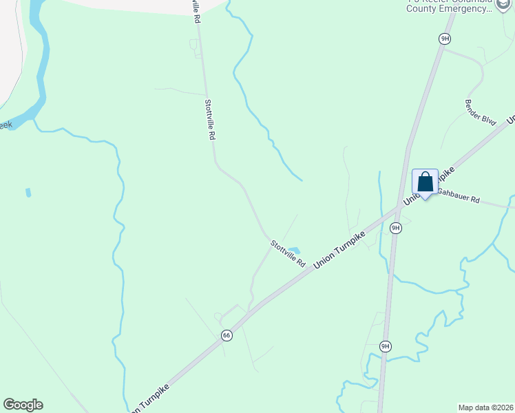 map of restaurants, bars, coffee shops, grocery stores, and more near 53-137 Stottville Road in Hudson