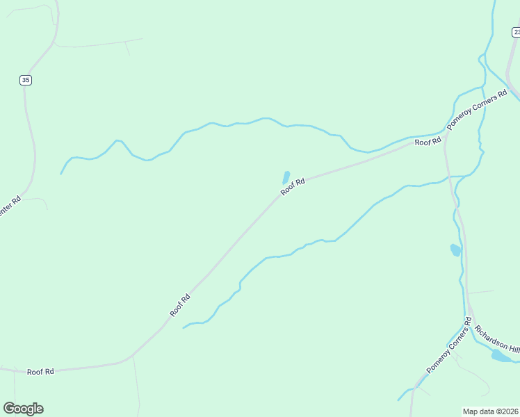 map of restaurants, bars, coffee shops, grocery stores, and more near 1421 Roof Road in Sidney Center