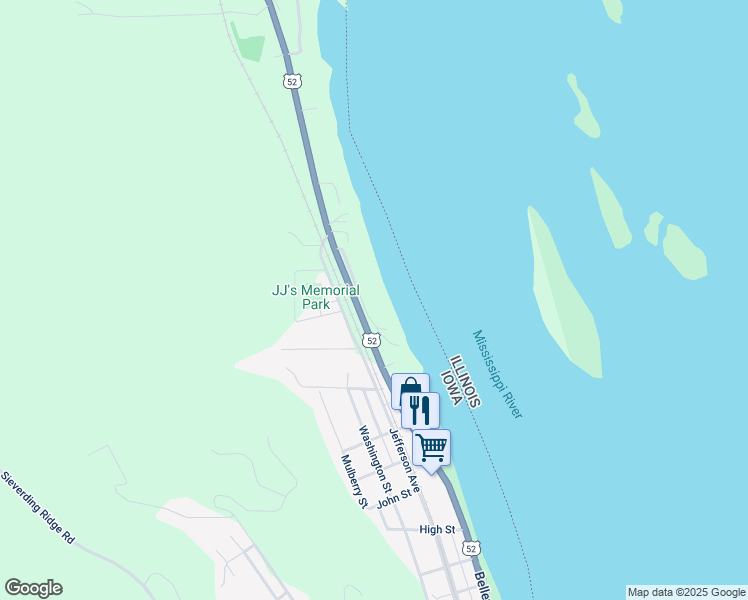 map of restaurants, bars, coffee shops, grocery stores, and more near 100-150 Riverside Street in Bellevue
