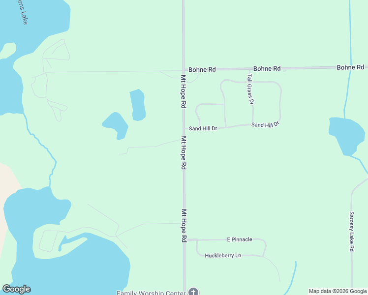 map of restaurants, bars, coffee shops, grocery stores, and more near 2720 Mount Hope Road in Grass Lake Charter Township