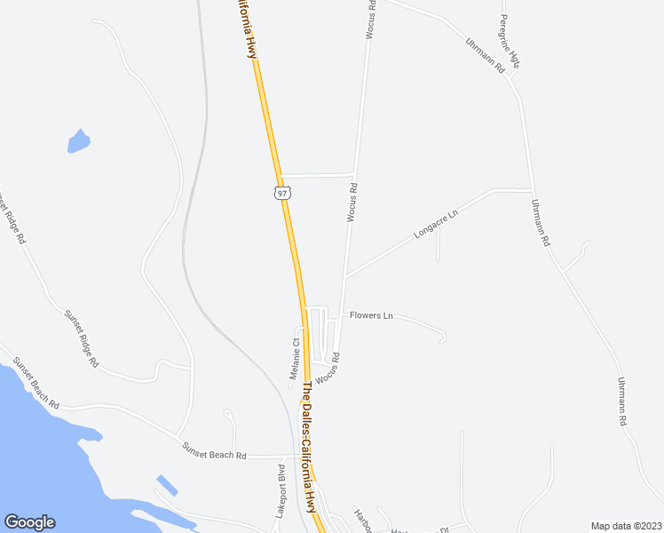 map of restaurants, bars, coffee shops, grocery stores, and more near 5024 Wocus Road in Klamath Falls