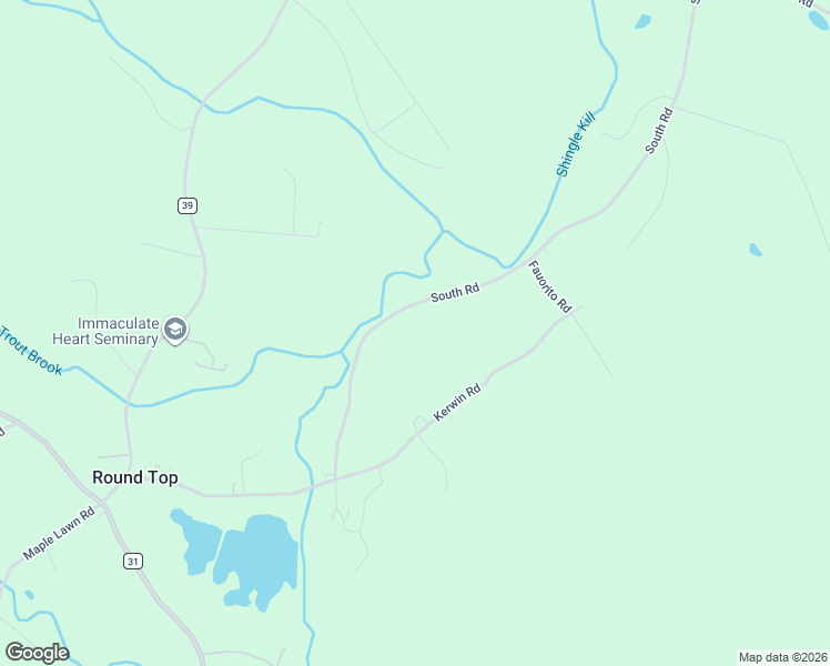 map of restaurants, bars, coffee shops, grocery stores, and more near 363 South Road in Purling