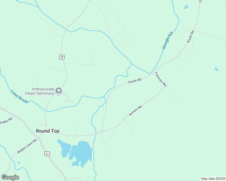map of restaurants, bars, coffee shops, grocery stores, and more near 439 South Road in Round Top