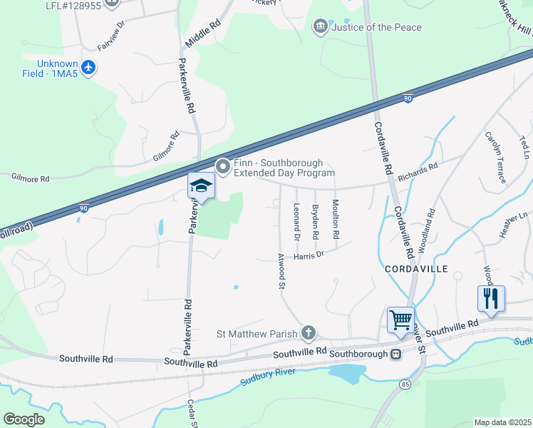 5A Atwood Road, Cordaville MA Walk Score