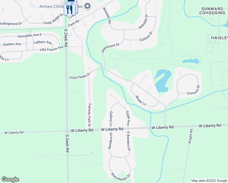 map of restaurants, bars, coffee shops, grocery stores, and more near 759 Eagle Avenue in Ann Arbor