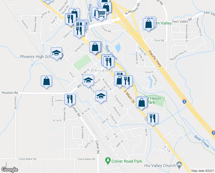 map of restaurants, bars, coffee shops, grocery stores, and more near 201 West 2nd Street in Phoenix