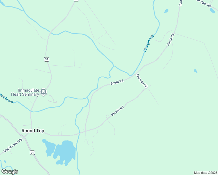 map of restaurants, bars, coffee shops, grocery stores, and more near 363 South Road in Purling