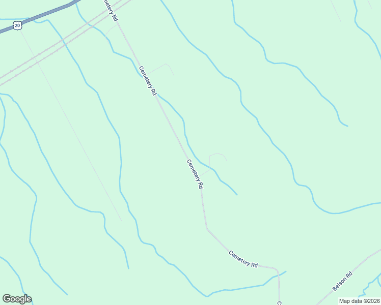 map of restaurants, bars, coffee shops, grocery stores, and more near 6388 Cemetery Road in Ripley