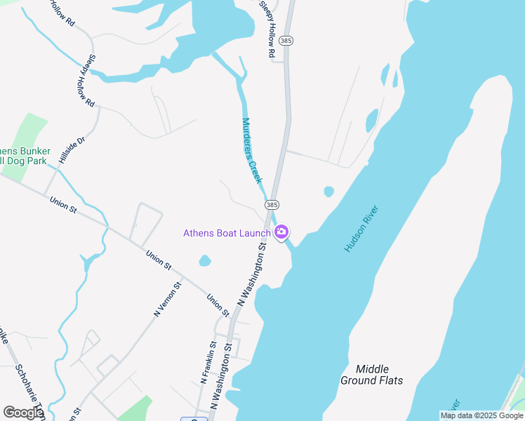 map of restaurants, bars, coffee shops, grocery stores, and more near Highway 385 in Athens