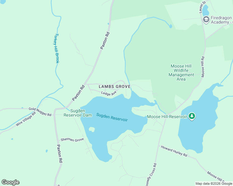 map of restaurants, bars, coffee shops, grocery stores, and more near 32 Ledge Avenue in Spencer