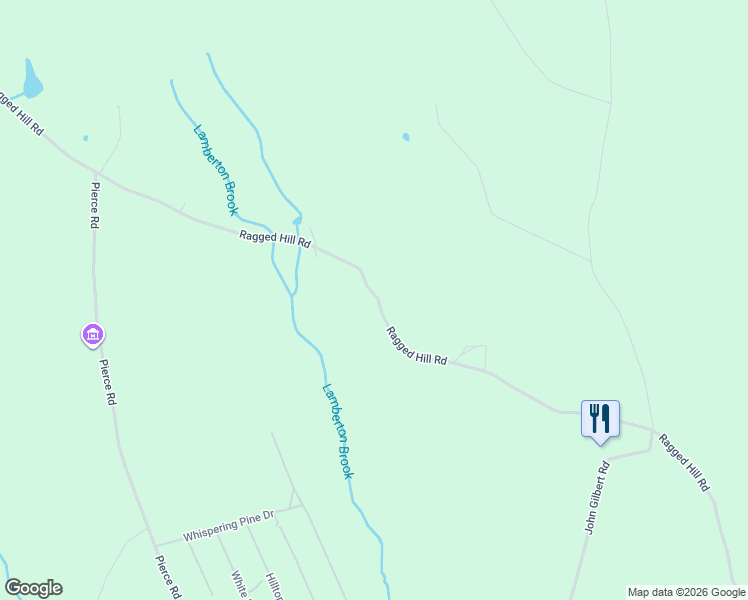 map of restaurants, bars, coffee shops, grocery stores, and more near 138 Ragged Hill Road in West Brookfield