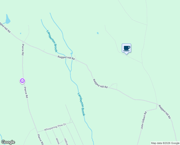 map of restaurants, bars, coffee shops, grocery stores, and more near 138 Ragged Hill Road in West Brookfield