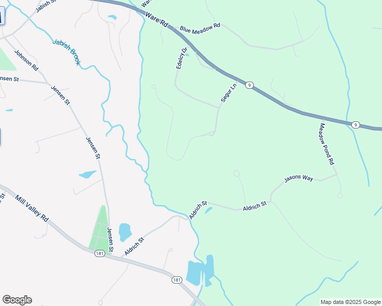 map of restaurants, bars, coffee shops, grocery stores, and more near 31 Old Sawmill Road in Belchertown