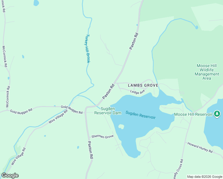 map of restaurants, bars, coffee shops, grocery stores, and more near 133 Paxton Road in Spencer