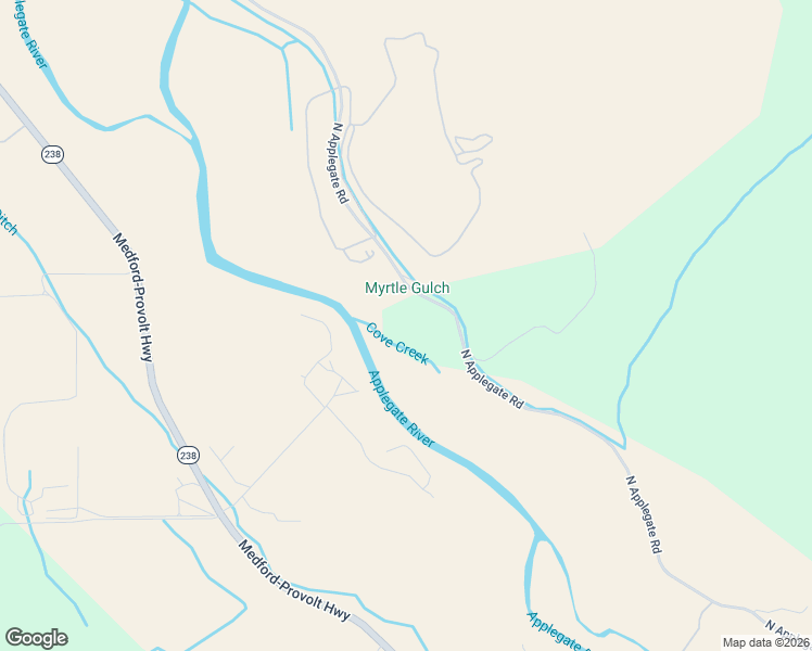 map of restaurants, bars, coffee shops, grocery stores, and more near 15985 North Applegate Road in Grants Pass