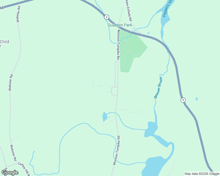 map of restaurants, bars, coffee shops, grocery stores, and more near 51 Monson Turnpike Road in Ware