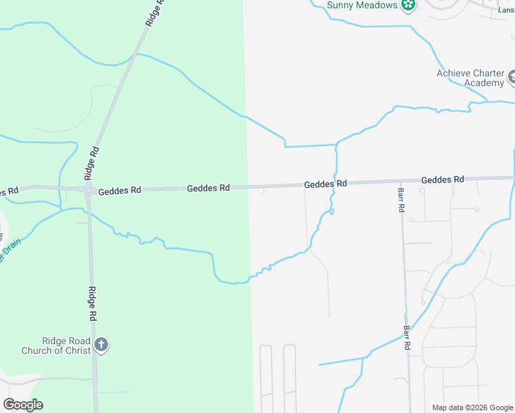map of restaurants, bars, coffee shops, grocery stores, and more near 51355 Geddes Road in Canton