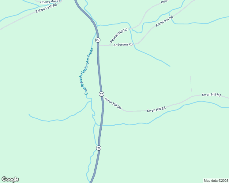 map of restaurants, bars, coffee shops, grocery stores, and more near 17 Swan Hill Road in Whitney Point