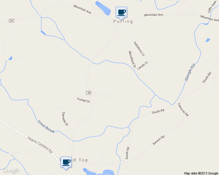 map of restaurants, bars, coffee shops, grocery stores, and more near 15 Thistle Grove in Round Top