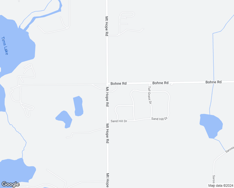 map of restaurants, bars, coffee shops, grocery stores, and more near 2985 Mount Hope Road in Grass Lake Charter Township