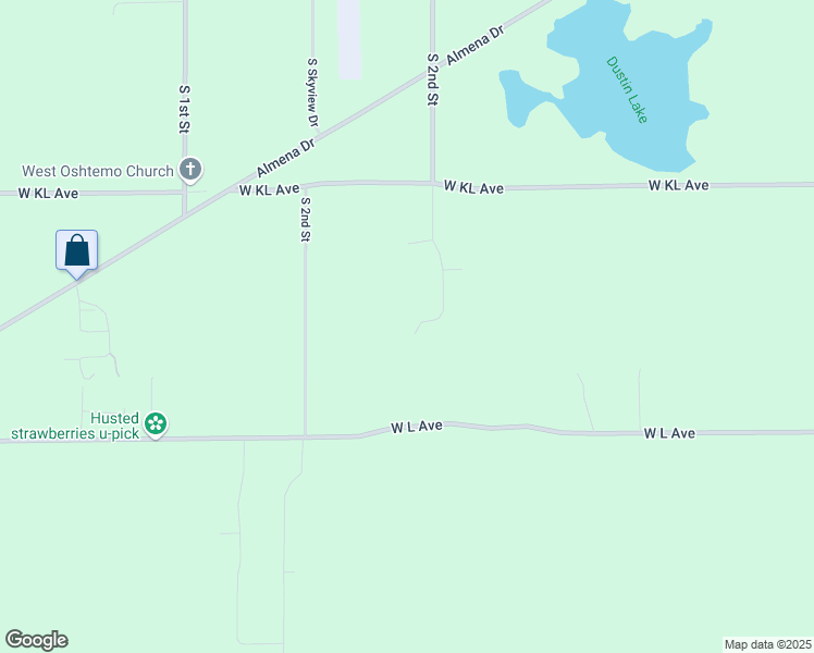 map of restaurants, bars, coffee shops, grocery stores, and more near 1258 Oshtemo Trce in Kalamazoo