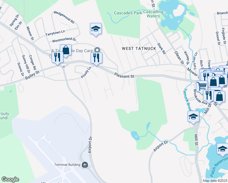 map of restaurants, bars, coffee shops, grocery stores, and more near 33 Joppa Road in Worcester