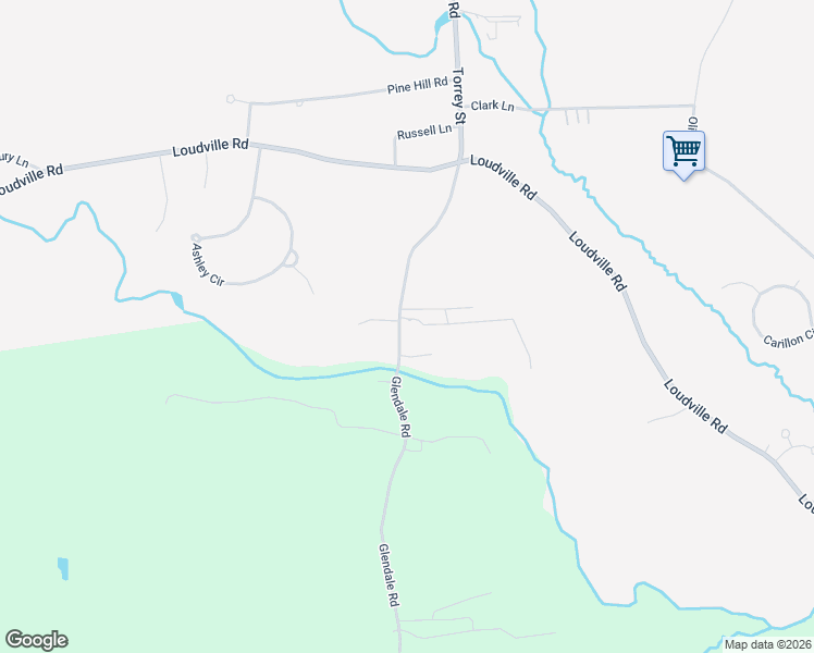 map of restaurants, bars, coffee shops, grocery stores, and more near 15 Torrey Street in Easthampton