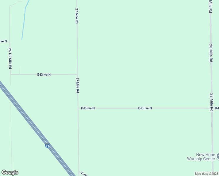 map of restaurants, bars, coffee shops, grocery stores, and more near 27201 D-Drive North in Albion