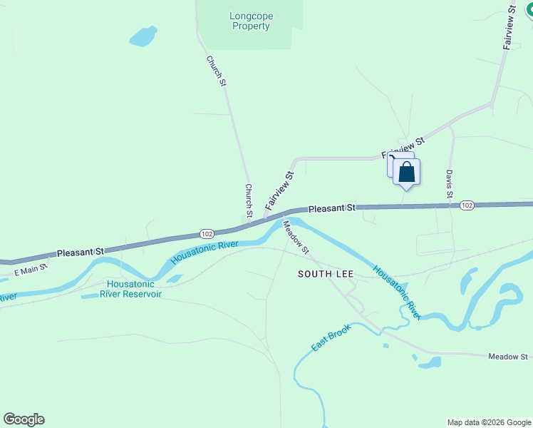 map of restaurants, bars, coffee shops, grocery stores, and more near 1199 Fairview St in Lee