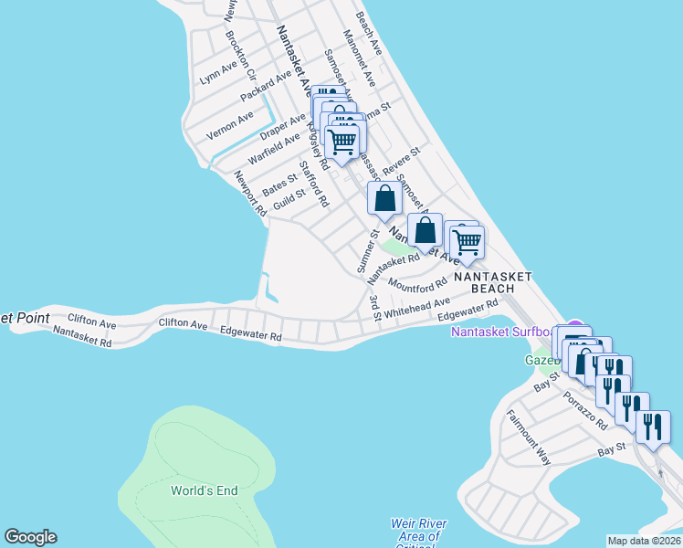 map of restaurants, bars, coffee shops, grocery stores, and more near 44 Newport Road in Hull