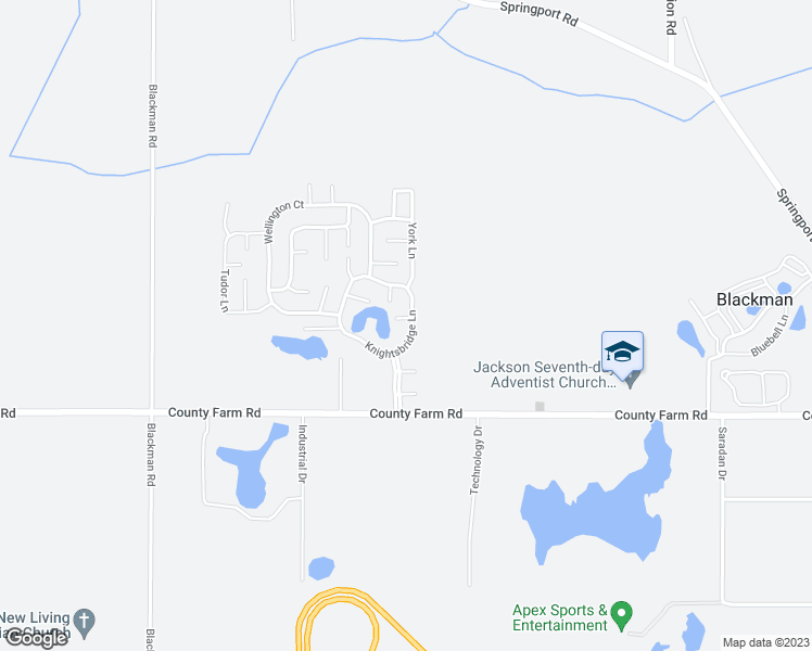 map of restaurants, bars, coffee shops, grocery stores, and more near 4039 Christina Court in Jackson