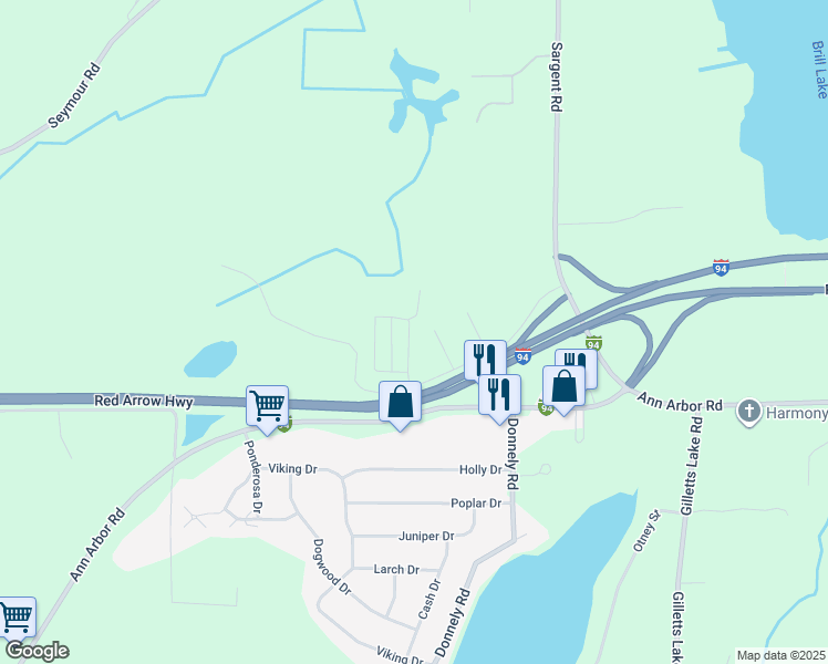 map of restaurants, bars, coffee shops, grocery stores, and more near 5680 Trailer Park Drive in Jackson