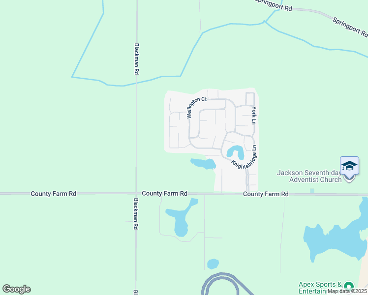 map of restaurants, bars, coffee shops, grocery stores, and more near 4586 Tudor Lane in Jackson