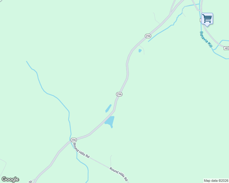 map of restaurants, bars, coffee shops, grocery stores, and more near 624 New York 296 in Hensonville