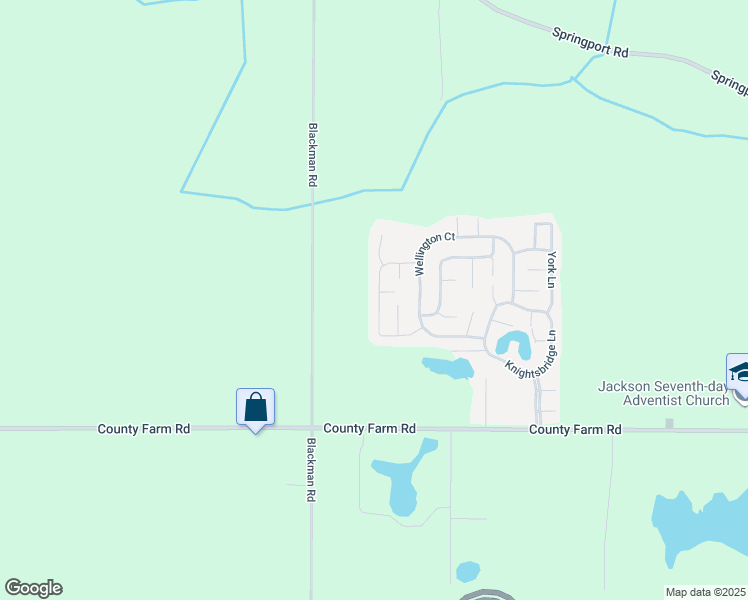 map of restaurants, bars, coffee shops, grocery stores, and more near 4298 Dover in Jackson