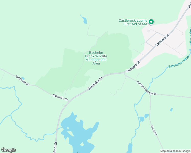 map of restaurants, bars, coffee shops, grocery stores, and more near 413 Batchelor Street in Granby