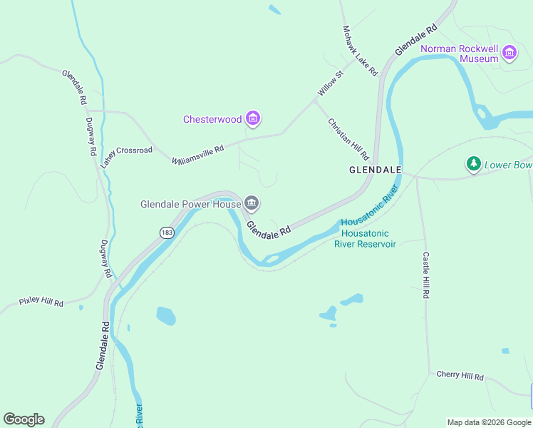 map of restaurants, bars, coffee shops, grocery stores, and more near Glendale Road in Stockbridge