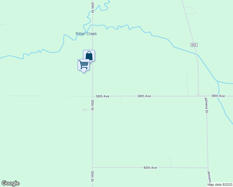 map of restaurants, bars, coffee shops, grocery stores, and more near 29634 38th Avenue in Paw Paw