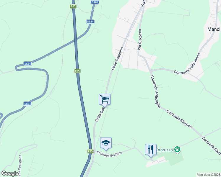 map of restaurants, bars, coffee shops, grocery stores, and more near 159 Contrada da Cona in San Vito Chietino