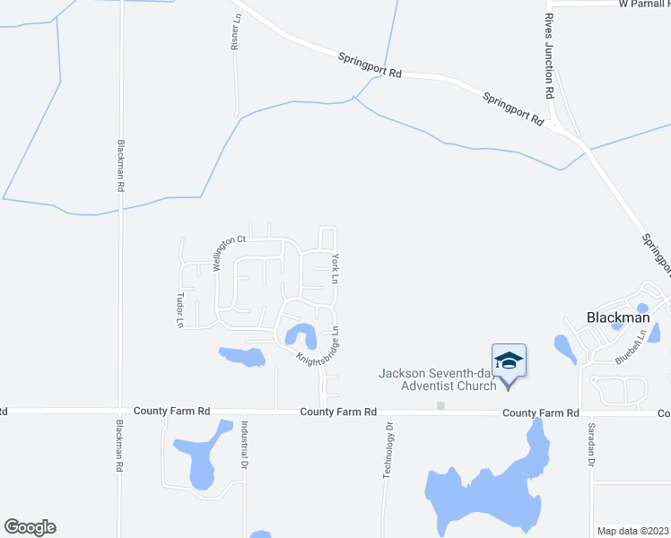 map of restaurants, bars, coffee shops, grocery stores, and more near 4068 York Lane in Jackson