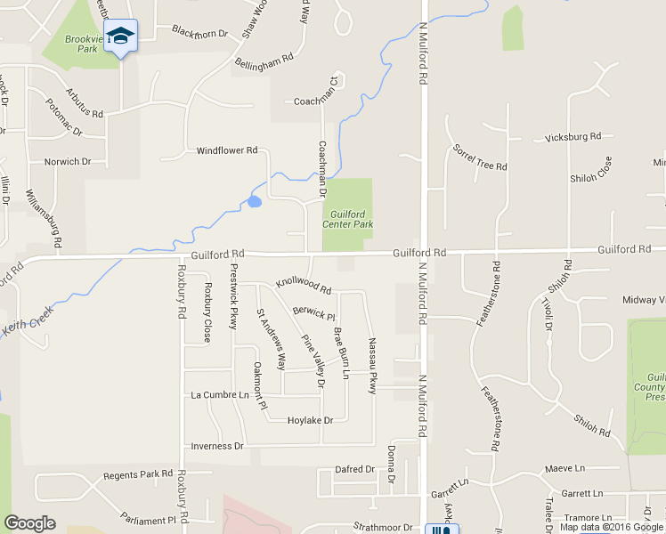 map of restaurants, bars, coffee shops, grocery stores, and more near 5765 Guilford Road in Rockford