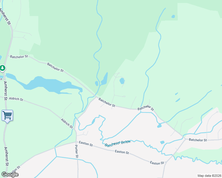 map of restaurants, bars, coffee shops, grocery stores, and more near 7 Darrel Avenue in Granby