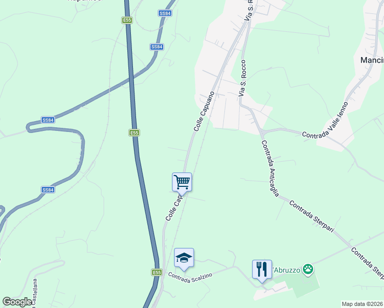 map of restaurants, bars, coffee shops, grocery stores, and more near 159 Contrada da Cona in San Vito Chietino