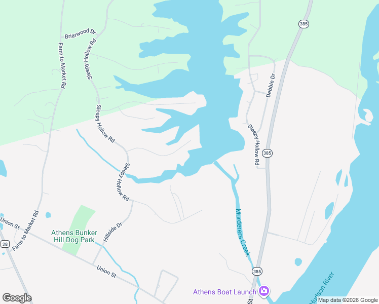 map of restaurants, bars, coffee shops, grocery stores, and more near 298 Fox Run Rd in Athens