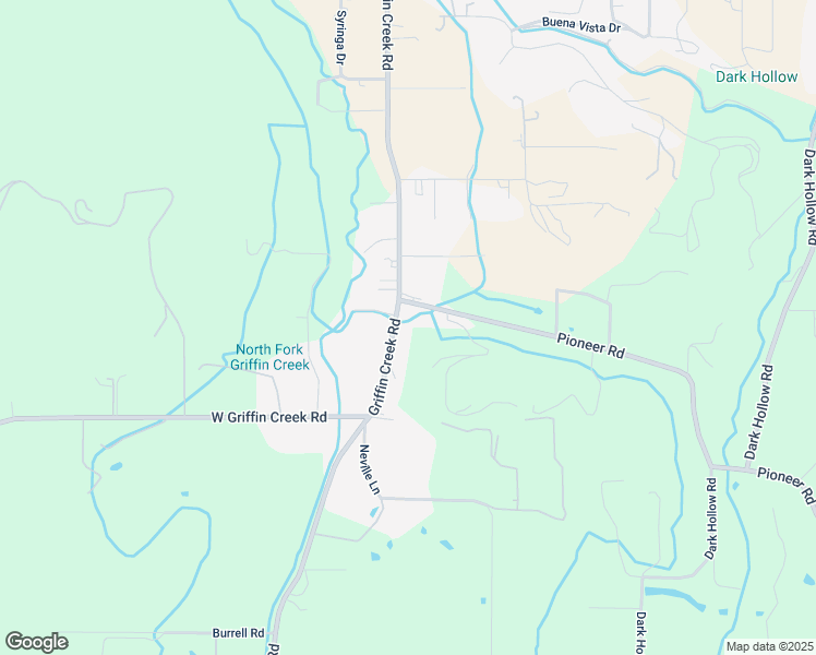 map of restaurants, bars, coffee shops, grocery stores, and more near 3327 Griffin Creek Road in Medford