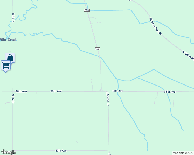 map of restaurants, bars, coffee shops, grocery stores, and more near 37182 County Road 653 in Paw Paw
