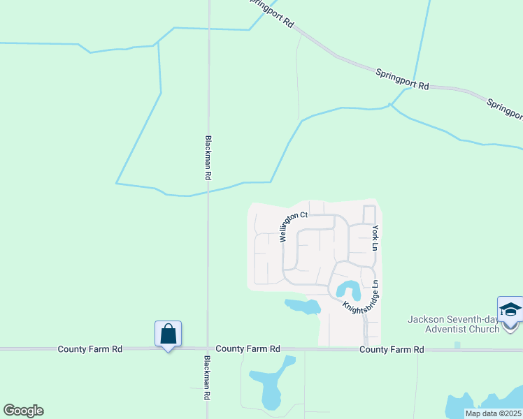 map of restaurants, bars, coffee shops, grocery stores, and more near 4463 Covington Circle in Jackson