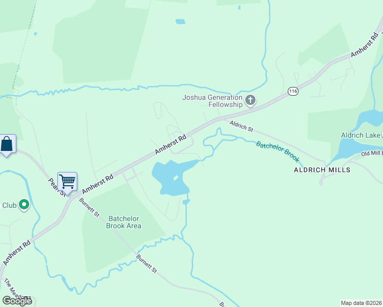 map of restaurants, bars, coffee shops, grocery stores, and more near Notch Place in Granby