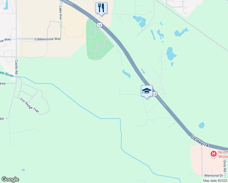 map of restaurants, bars, coffee shops, grocery stores, and more near 8 Galaxy Way in Woodstock